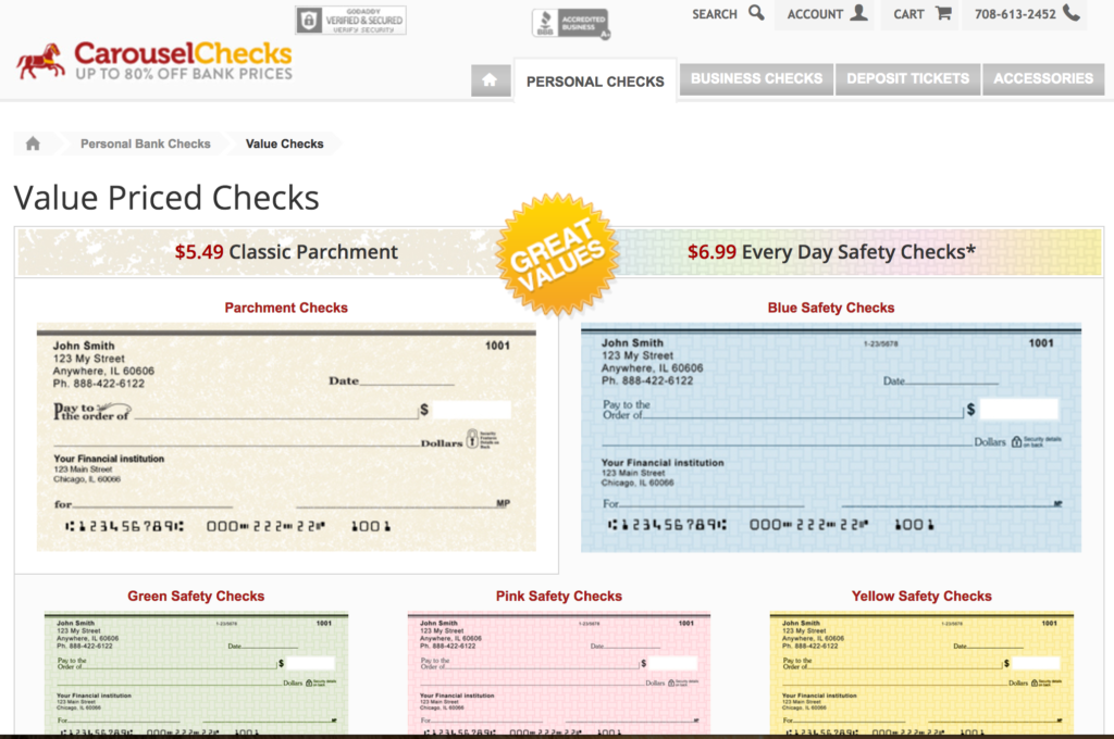 carousel checks website for cheap checks